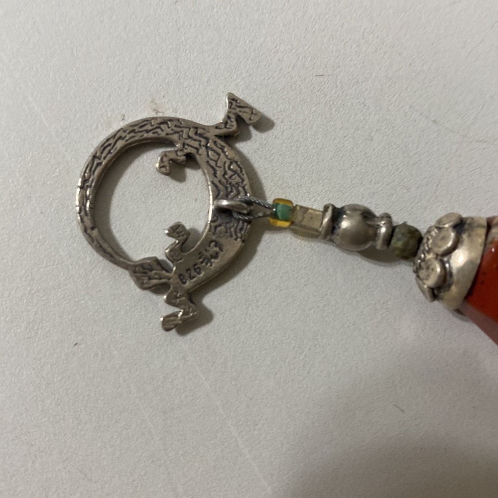 Beautiful 826, silver and stone  necklace - Picture 6 of 6